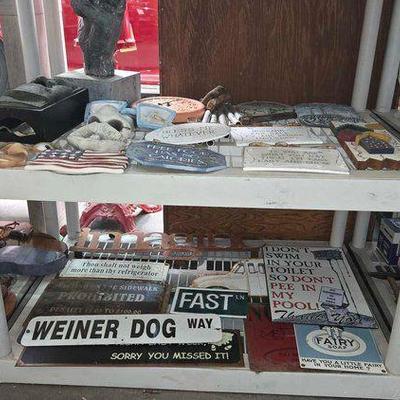 #2804 • Wind Chimes, Signs & More
