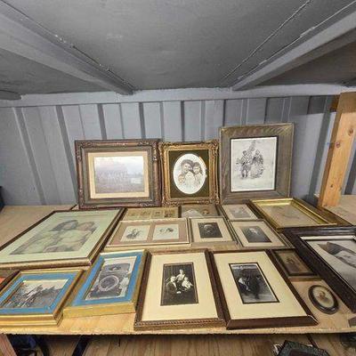 #10504 • Vintage Framed Pictures
