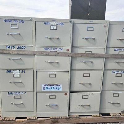 #89500 • (12) Pallet of File Cabinets
