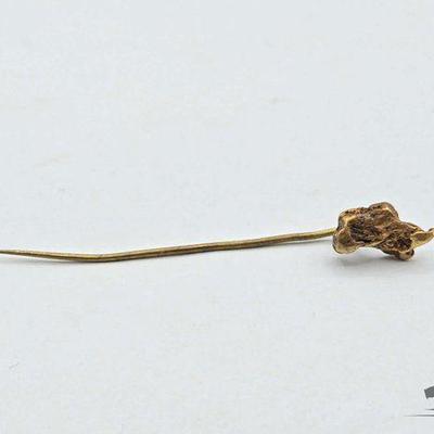 #825 • Gold Hat/Lapel Pin, 3.32g
