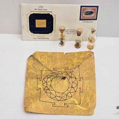 #1920 • Gold Flakes, Gold Stamp & More
