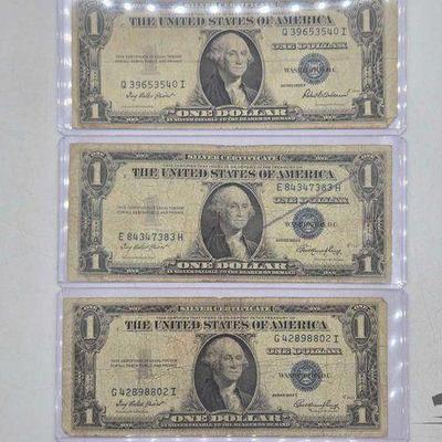 #1516 • (3) 1935  $1 Bill
