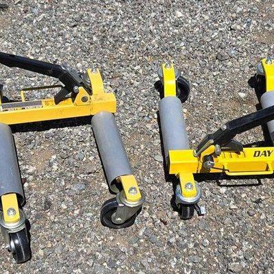 #81004 • (2) Daytona 1300 Pound Capacity Self Loading Dollies

