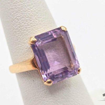 #731 • 14k Gold & Semi-Precious Stone Ring, 3.44g

