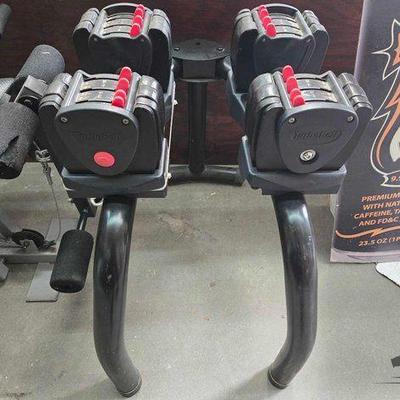 #2818 • TurboBell 560 Dumbbell System with Stand
