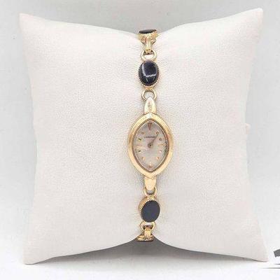 #1109 • 10k Gold Filled Longines Womens Wrist Watch

