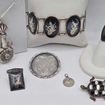 #911 • .925 Sterling Silver Jewelry, 93.91g
