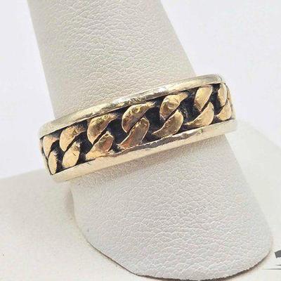 #709 • 14k Mens Gold Ring, 12.79g
