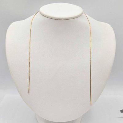 #607 • 18k Gold Broken Necklace Chain, 1.98g
