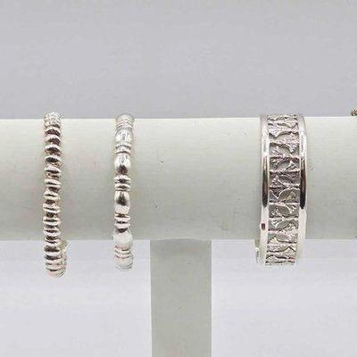 #907 • (5) .925 Sterling Silver Bracelets, 115.35g
