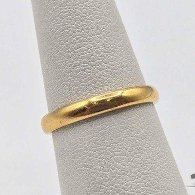 #605 • 18k Gold Band, 2.78g
