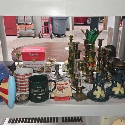 #2780 • Cookie Jar, Candle Stick Holders & More
