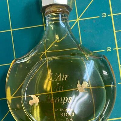 Vintage nina ricci l air du temps edt perfume bottle 80 full aaa2210