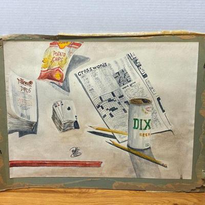 Attic Art AAA5013 - water color on Paper- $35