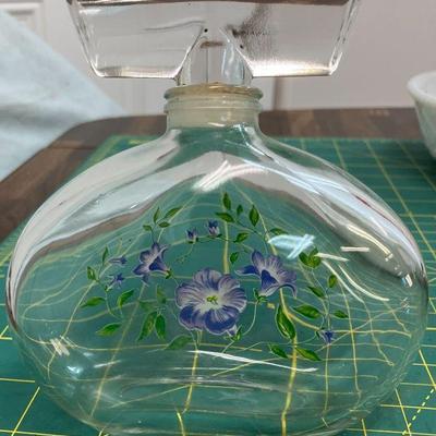 Vintage Flora Danica Royal Copenhagen 8 oz Perfume Bottle EMPTY AAA2212