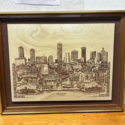 Attic Art AAA5032- ink on Acrylic  Art - $195