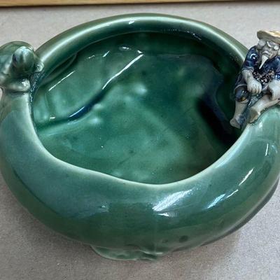 Rare Vintage Turtle   Mudman Ceramic Planter Bowl AAA1629 $28