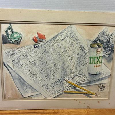 Attic Art AAA5014 - Dixie water color on Paper- $35