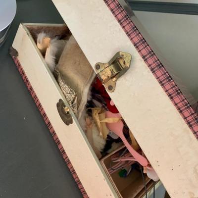 Vintage barbie box. 
