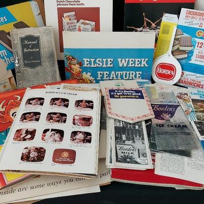 LARGE LOT OF BORDEN PROMOTIONAL ITEMS 