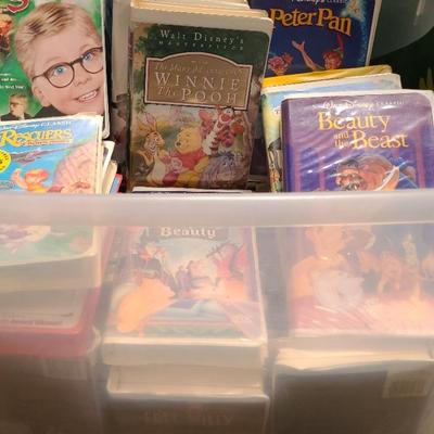 LOT OF ALMOST 50 DISNEY AND MORE VHS TAPES