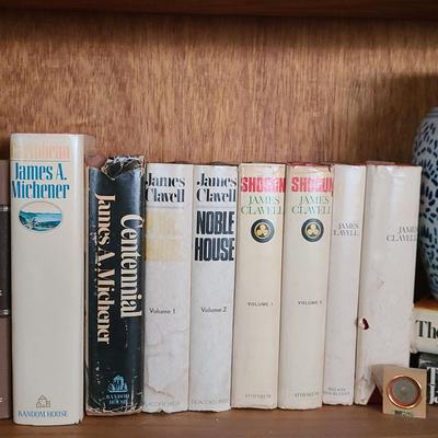 MITCHNER AND CLAVELL NOVELS INCLUDING "SHOGUN"