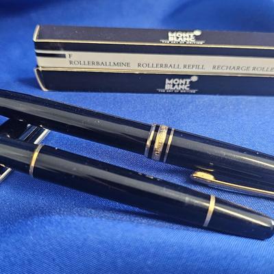 MONTBLANC MEISTERSTUCK 163 ROLLERBALL PEN & MONTBLANC MEISTERSTUCK CLASSIQUE MECHANICAL PENCIL