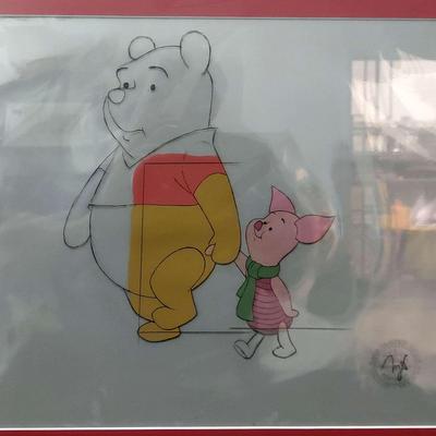 THE MANY ADVENTURES OF WINNIE THE POOH ORIGINAL CEL PAINTING