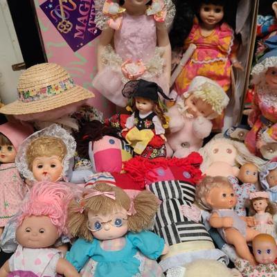 ADORABLE DOLLS AND STUFFED ANIMALS 