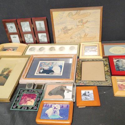 15 ASSORTED PICTURE FRAMES