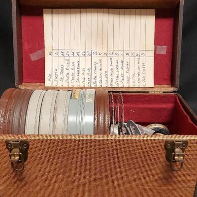 CASE OF 16mm FILM REELS