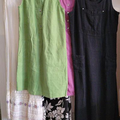 WOMEN'S LINEN DRESSES 