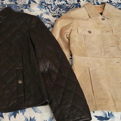WOMEN'S LEATHER AND SUEDE JACKETS SIZE EXTRA SMALL