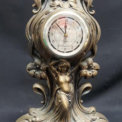 ART NOUVEAU STYLE SARAPARILLA QUARTZ CLOCK