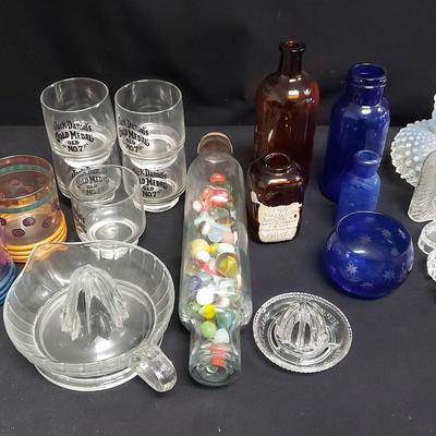 DECORATIVE GLASS, GLASSES & JUICERS