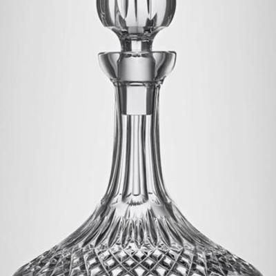 SIGNED WATERFORD LISMORE SHIPS DECANTER 26OZ