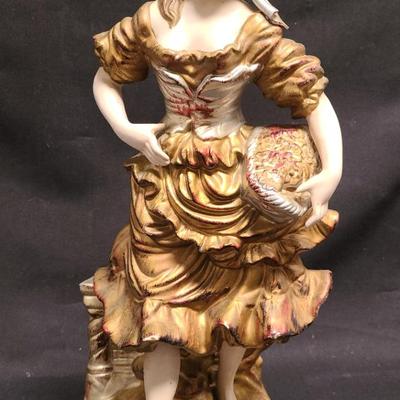 LOVELY LADY IN GOLD