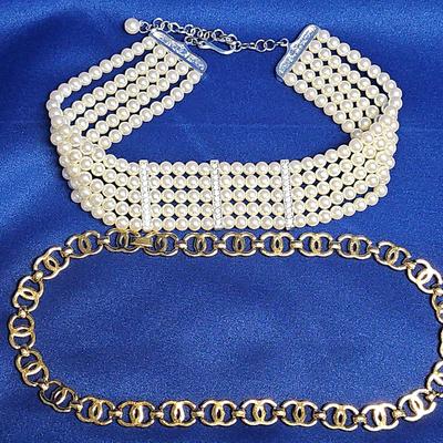 TWO REGAL NECKLACES