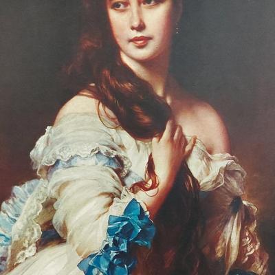 FRANZ XAVER WINTERHALTER' PORTRAIT OF MADAME RIMSKY-KORSAKOV FRAMED PRINT
