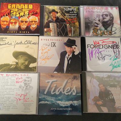 9 SIGNED CDS MALE VOCALISTS 