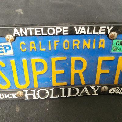 CALIFORNIA LICENSE PLATE