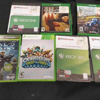 COLLECTION OF XBOX ONE AND XBOX 360 GAMES