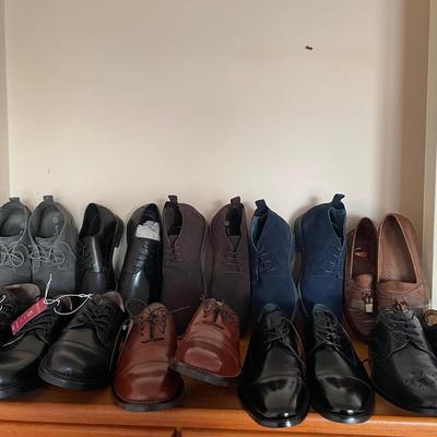 Men’s Size 10 Dress & Casual Shoe Lot – 11 Pairs (Pierre Cardin, Cole Haan, Bruno Marc & More)