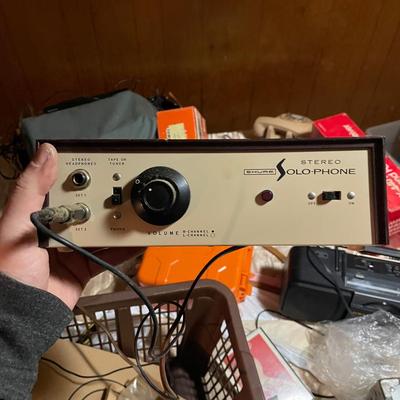 Vintage Shure Solo-Phone Stereo Headphone Amplifier