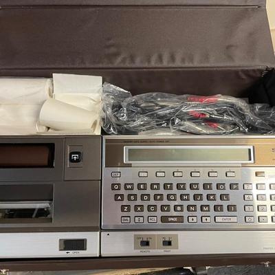 Vintage Sharp PC-1500 Pocket Computer with Accessories
