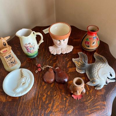 Eclectic Ceramic & Pottery Decor Lot 