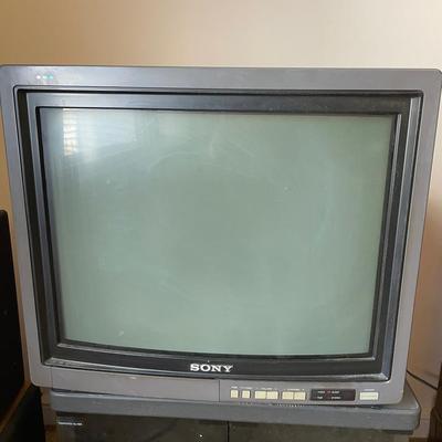Vintage Sony Trinitron KV-25XBR Color TV with Remote & Manual (Tested)