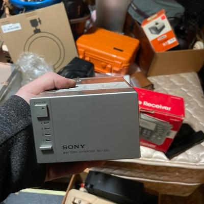 Sony Battery Charger BC-220 with 3 Batteries Included