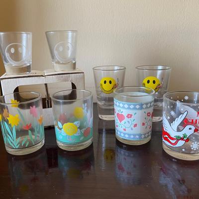 Assorted Decorative Shot Glasses