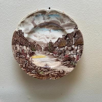 Vintage Johnson Brothers "Olde English Countryside" Decorative Plate